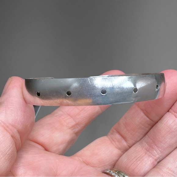 🌺SALE! Vintage Artisan Sterling Bracelet - Picture 8 of 11